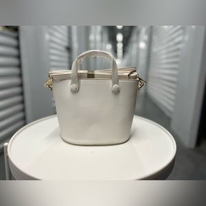 White Mini Tote Purse